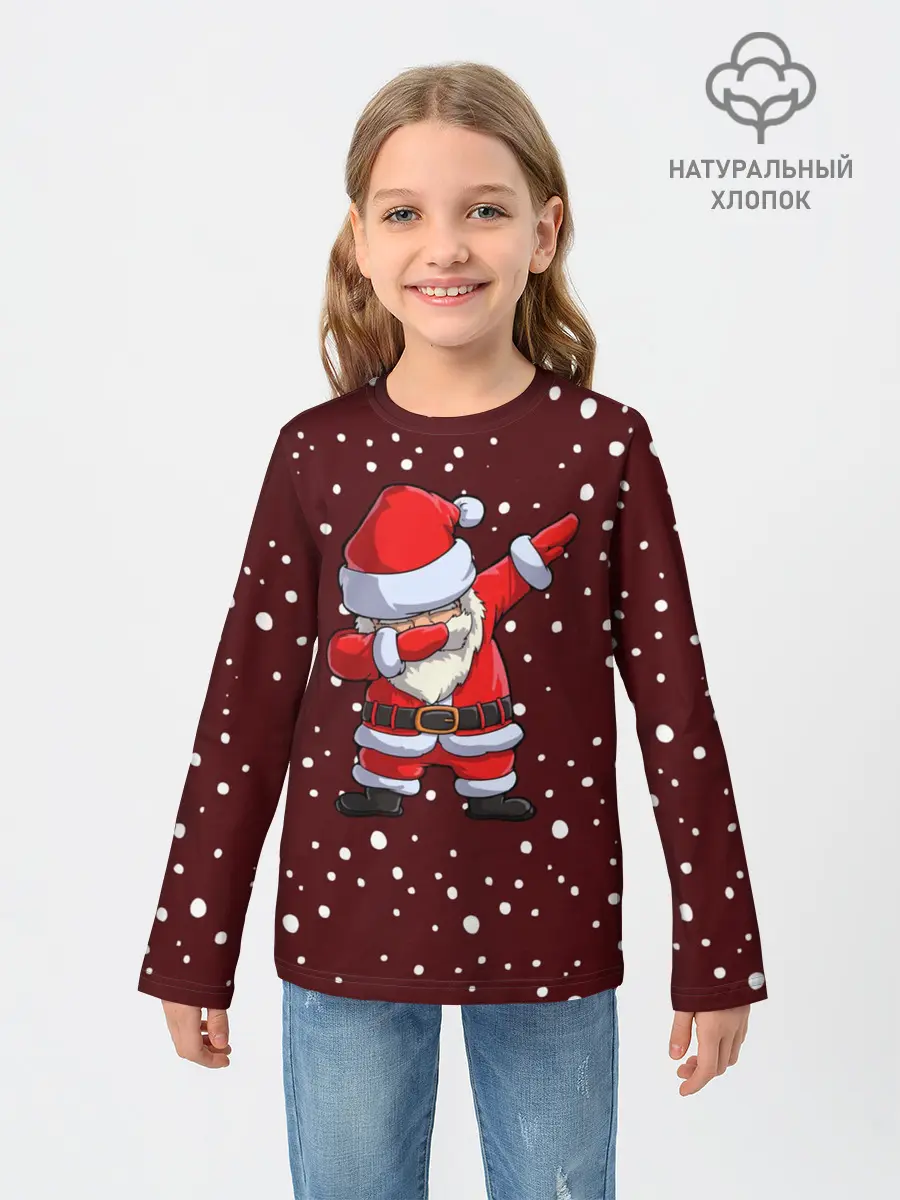Детский лонгслив / Dab-Santa
