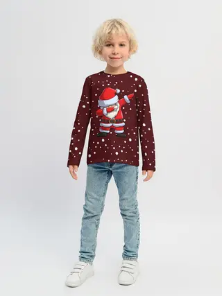 Детский лонгслив / Dab-Santa
