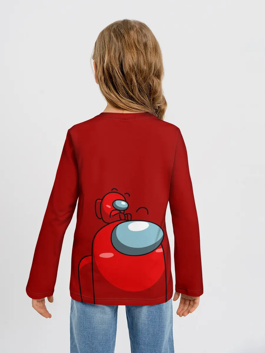 Детский лонгслив / МИМИ АМОНГ АС