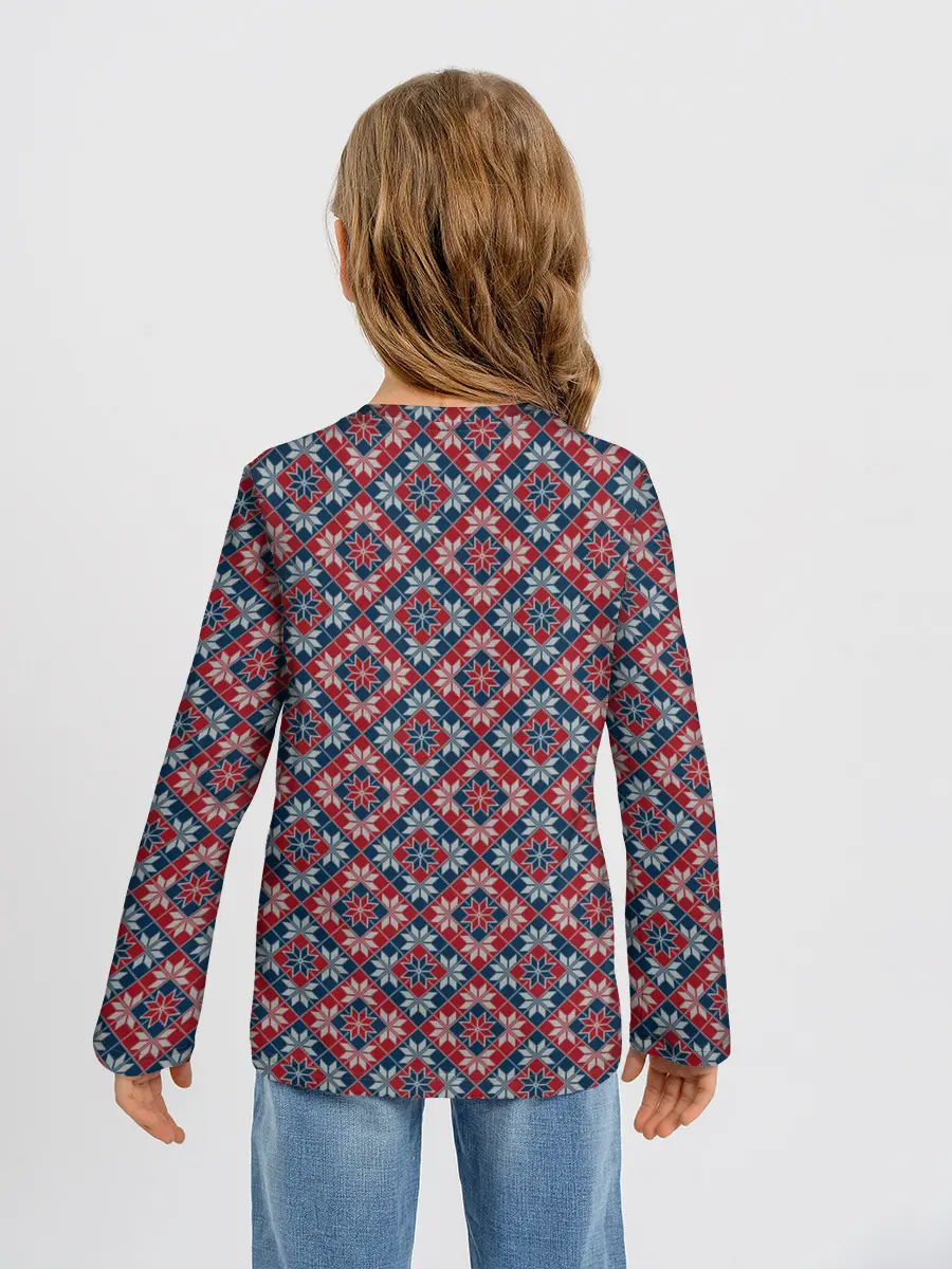 Детский лонгслив / Звезда Севера