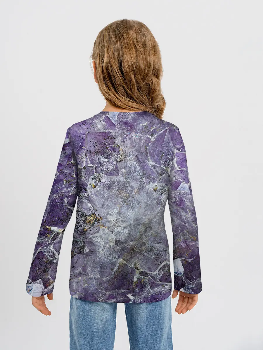 Детский лонгслив / Роза инков