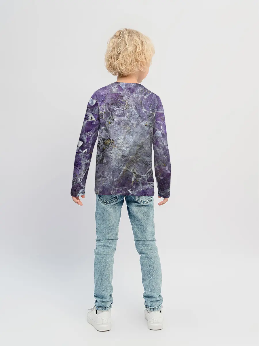 Детский лонгслив / Роза инков