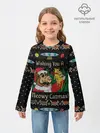 Детский лонгслив / Wishing you a meowy catmas