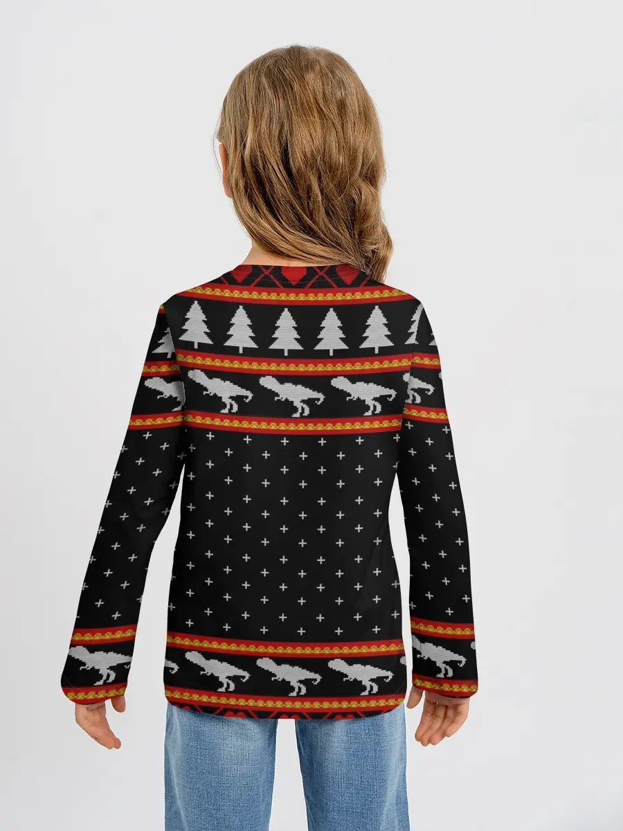 Детский лонгслив / Merry Rex-mas