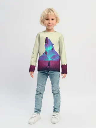 Детский лонгслив / Armored bear