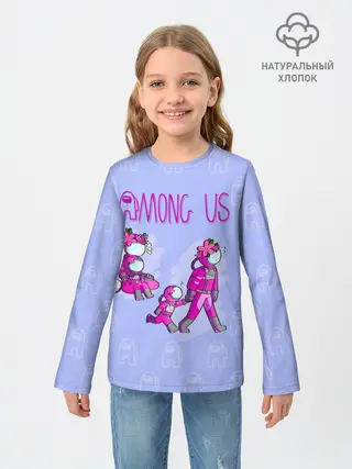 Детский лонгслив / Among Us