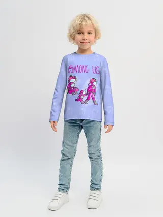 Детский лонгслив / Among Us