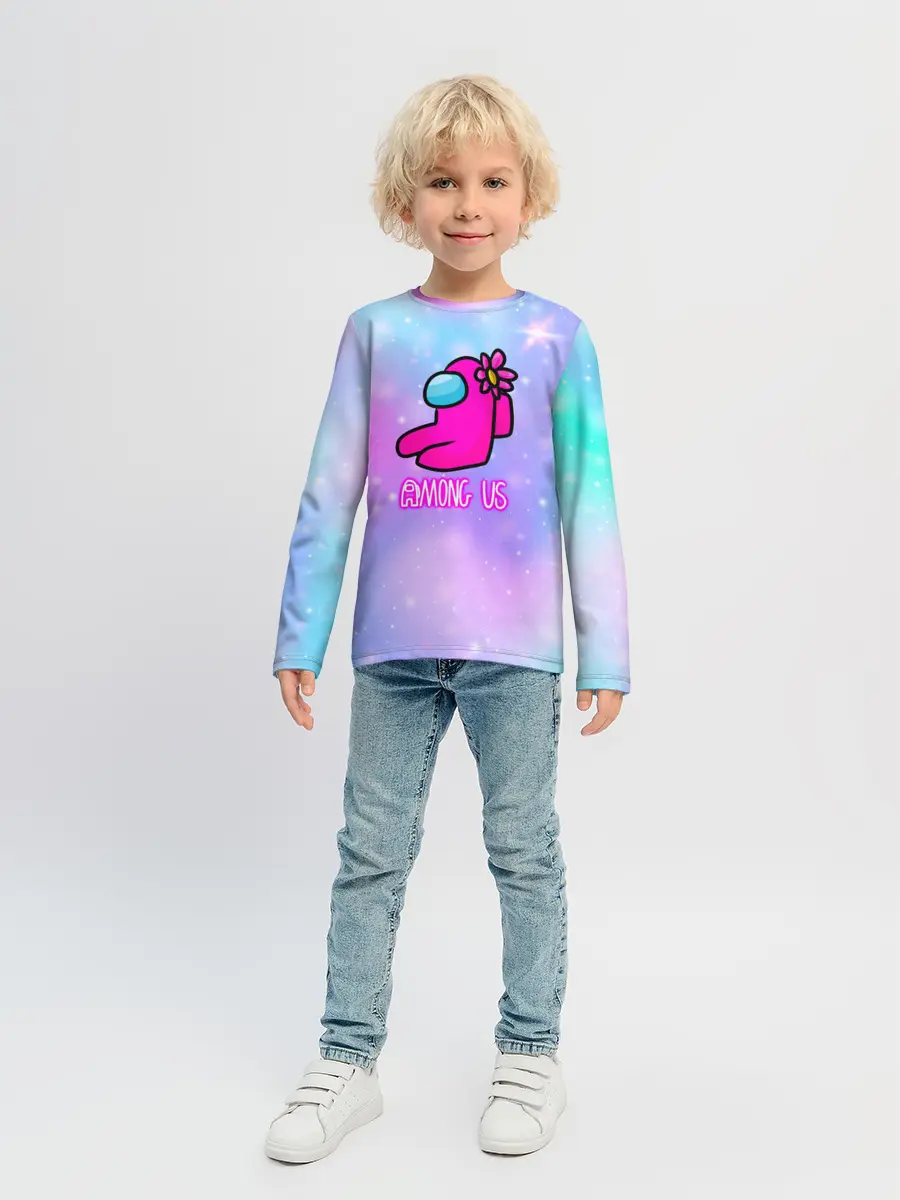Детский лонгслив / Among Us