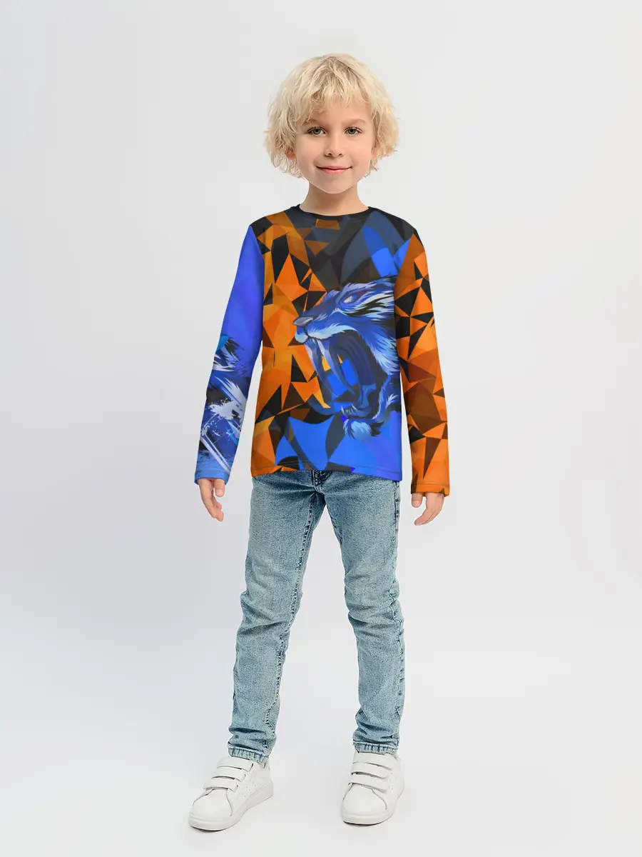 Детский лонгслив / Тигр