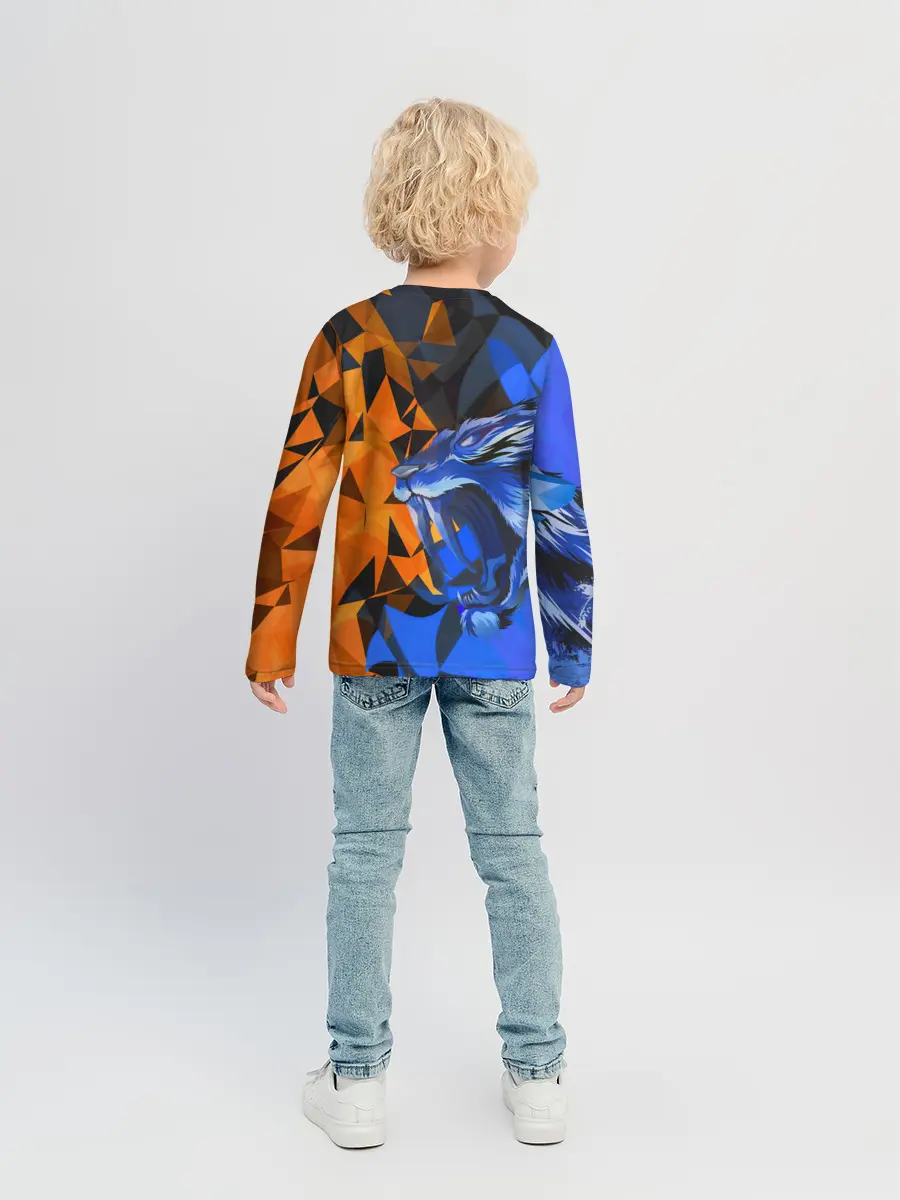 Детский лонгслив / Тигр