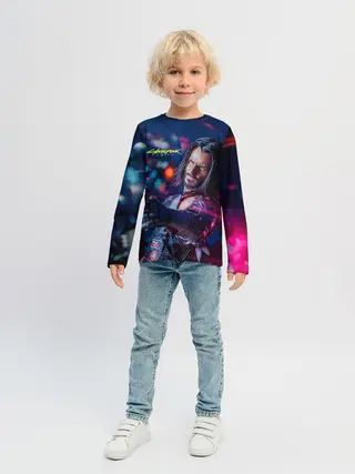 Детский лонгслив / Cyberpunk 2077