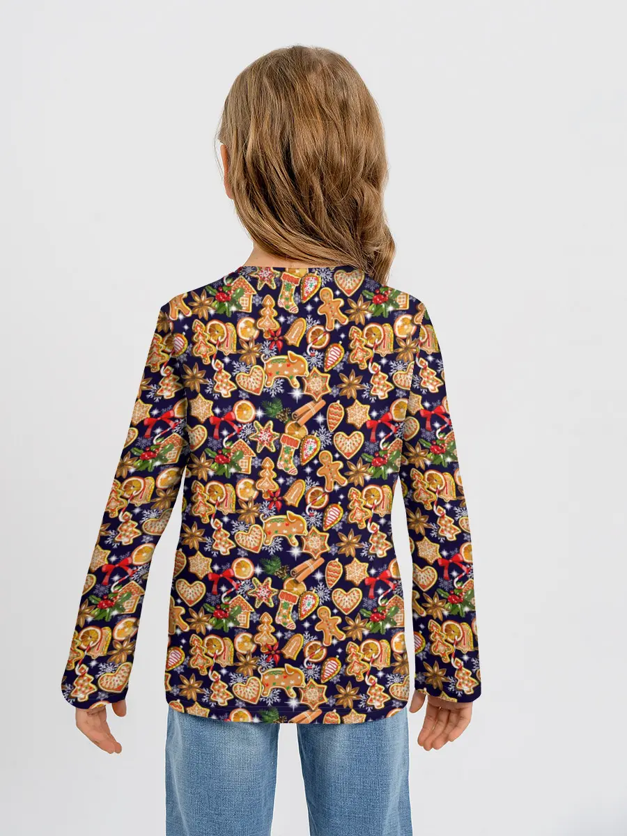 Детский лонгслив / Новый Год