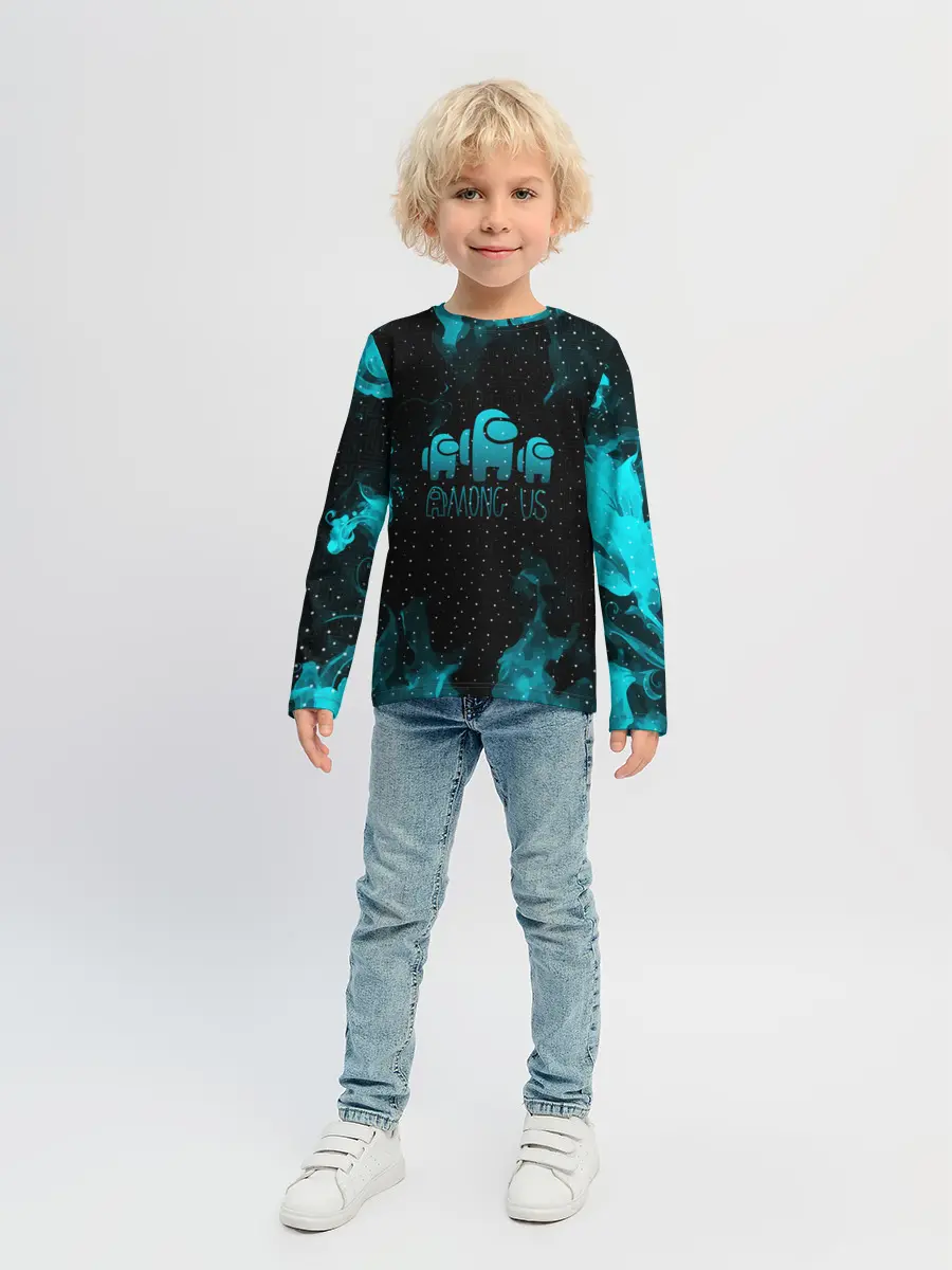 Детский лонгслив / AMONG US / АМОНГ АС