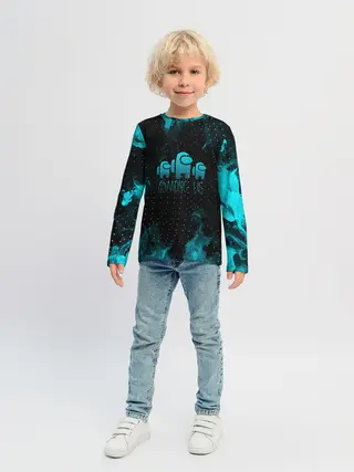 Детский лонгслив / AMONG US / АМОНГ АС