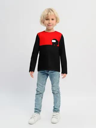 Детский лонгслив / AMONG US - ALONE