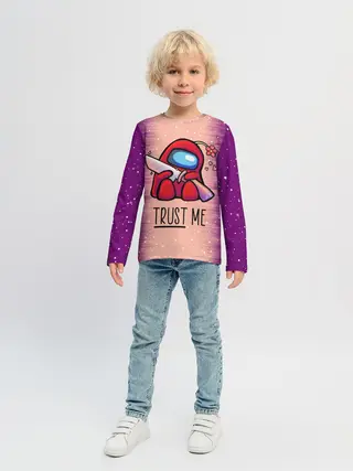 Детский лонгслив / AMONG US - Дитя