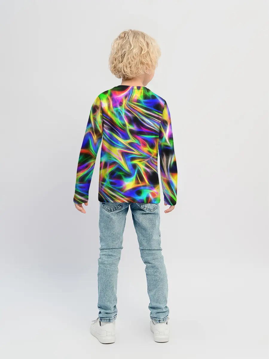 Детский лонгслив / Космическая хризонтема