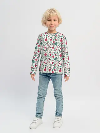 Детский лонгслив / Новогодняя Символика