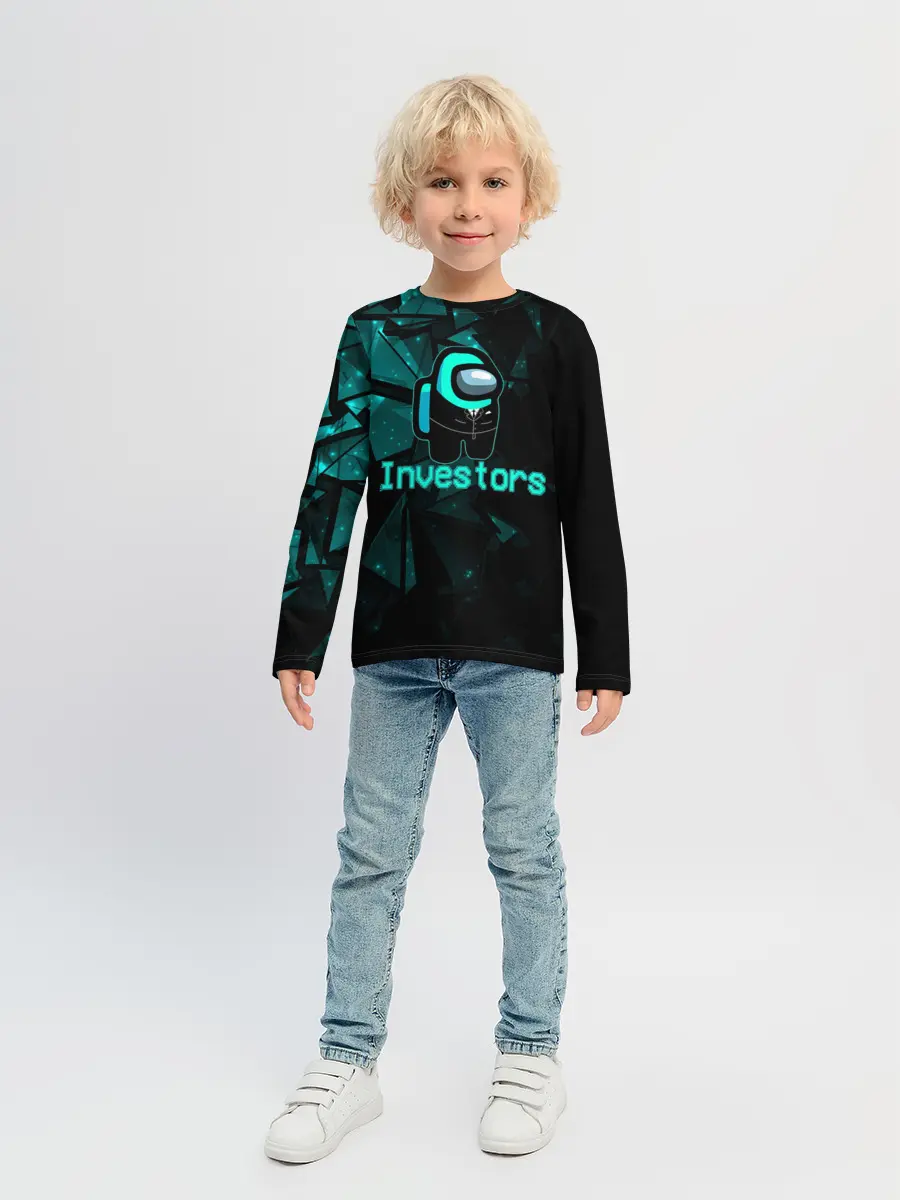 Детский лонгслив / Among Us Investors