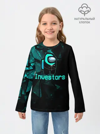 Детский лонгслив / Among Us Investors