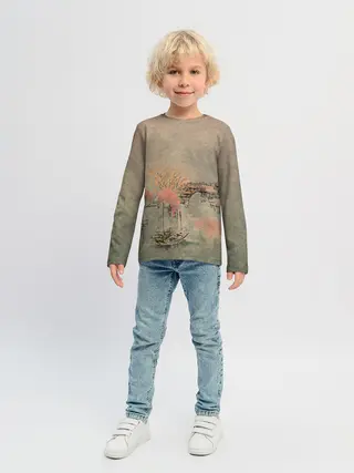 Детский лонгслив / Пейзаж