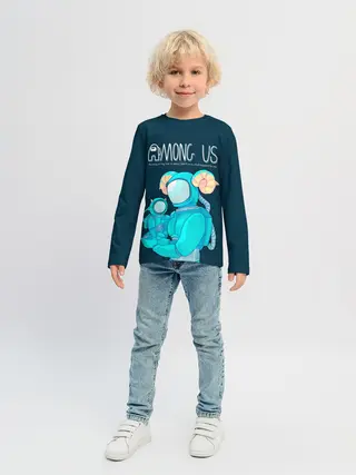Детский лонгслив / Among Us