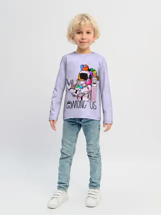 Детский лонгслив / Among Us