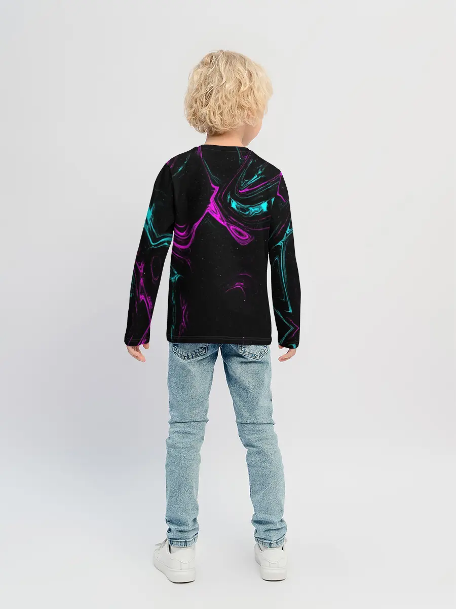 Детский лонгслив / Glitch