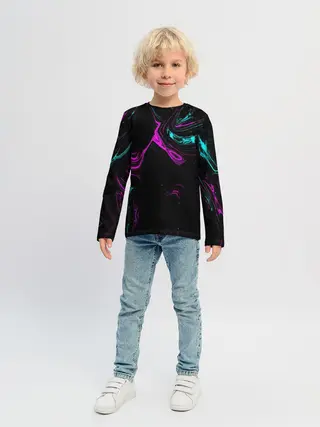 Детский лонгслив / Glitch