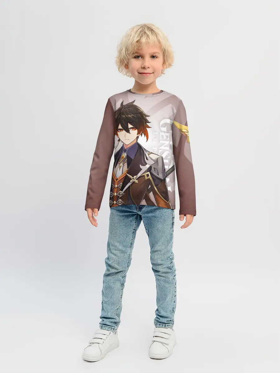 Детский лонгслив / GENSHIN IMPACT, ЧЖУН ЛИ