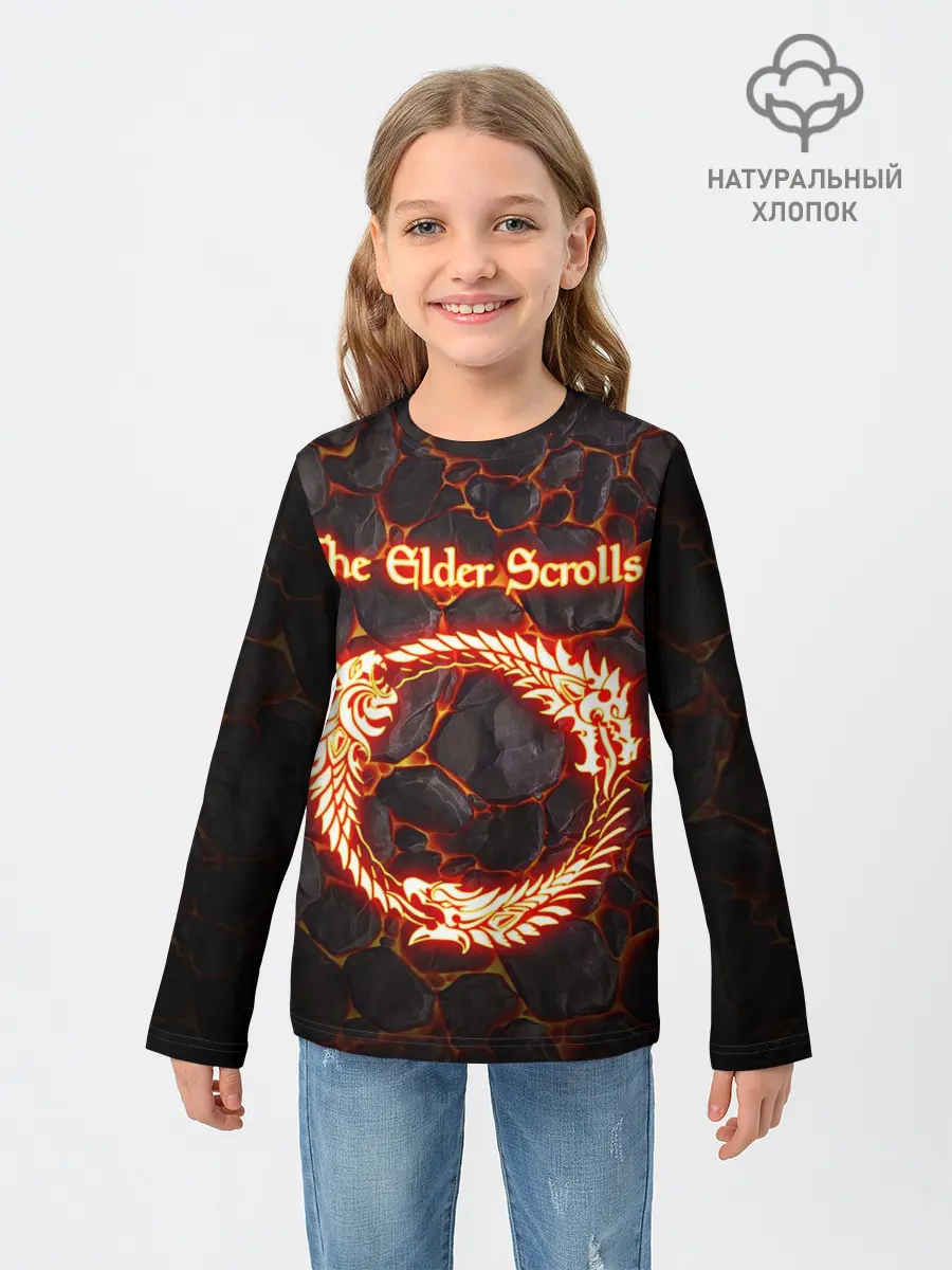 Детский лонгслив / THE ELDER SCROLLS
