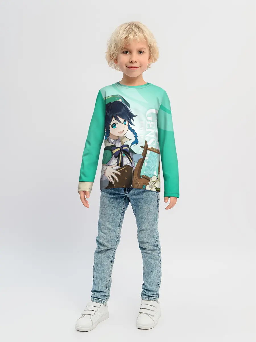 Детский лонгслив / GENSHIN IMPACT, ВЕНТИ
