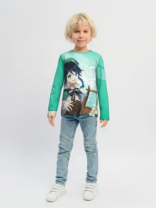 Детский лонгслив / GENSHIN IMPACT, ВЕНТИ