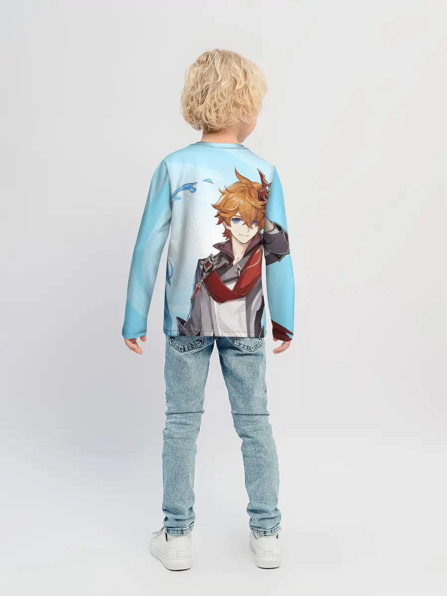 Детский лонгслив / GENSHIN IMPACT, ТАРТАЛЬЯ