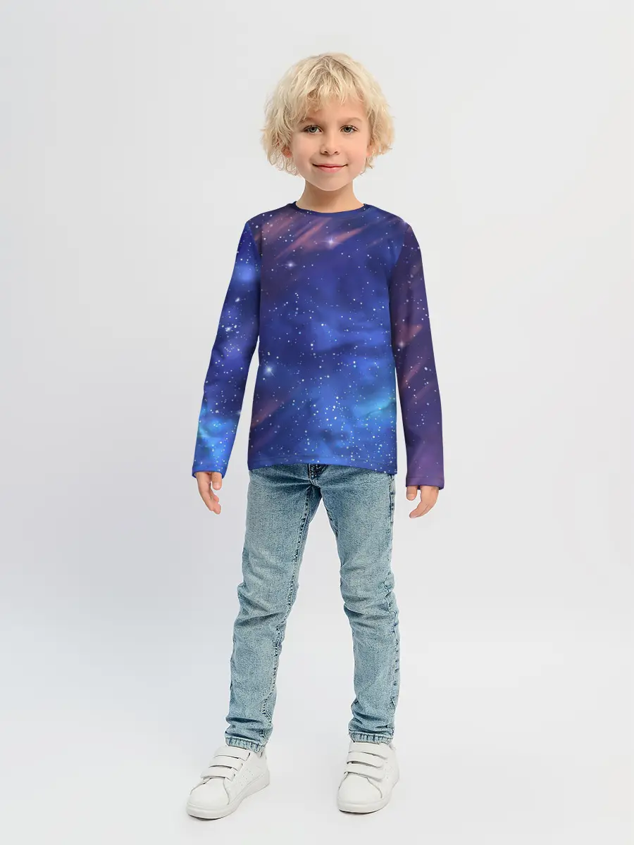 Детский лонгслив / Звёздное небо