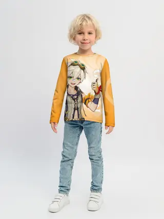 Детский лонгслив / GENSHIN IMPACT, БЕННЕТ