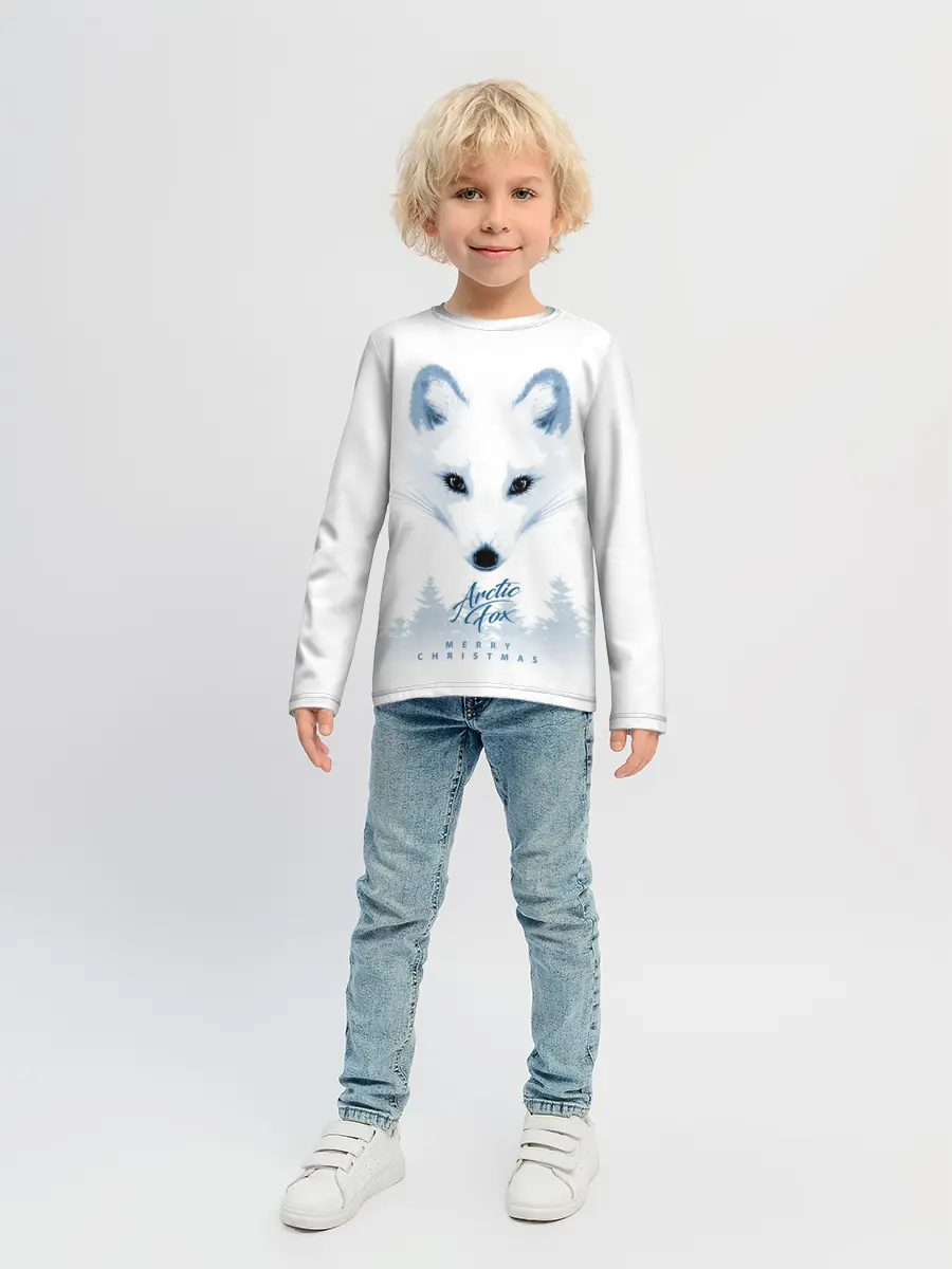 Детский лонгслив / Полярная Лиса