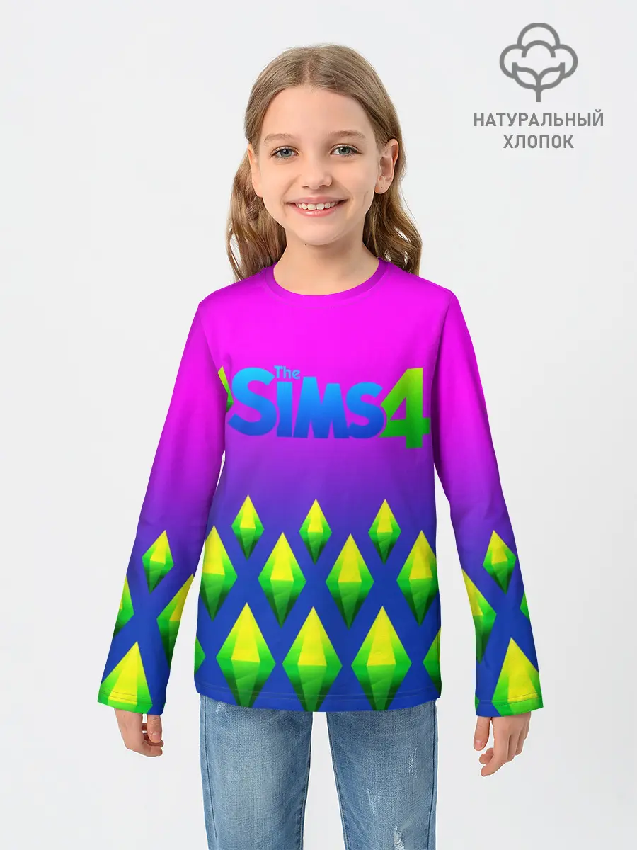 Детский лонгслив / THE SIMS 4