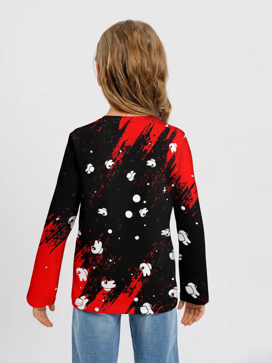 Детский лонгслив / Among Us