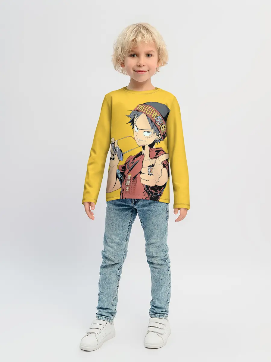 Детский лонгслив / One Piece Luffy Луффи