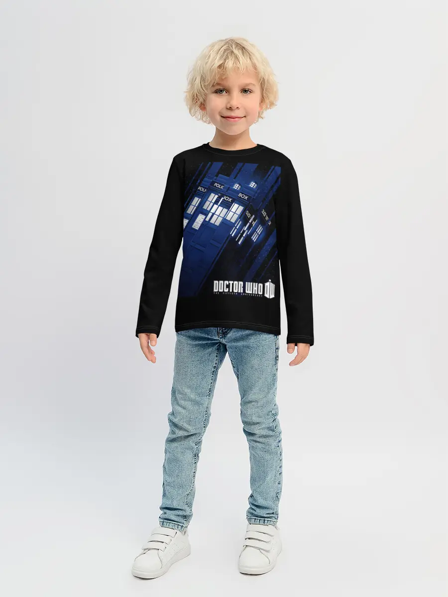 Детский лонгслив / Доктор Кто