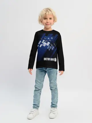 Детский лонгслив / Доктор Кто