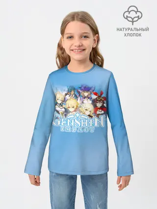 Детский лонгслив / Genshin Impact
