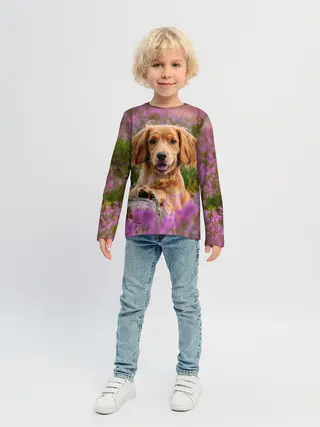 Детский лонгслив / Dog