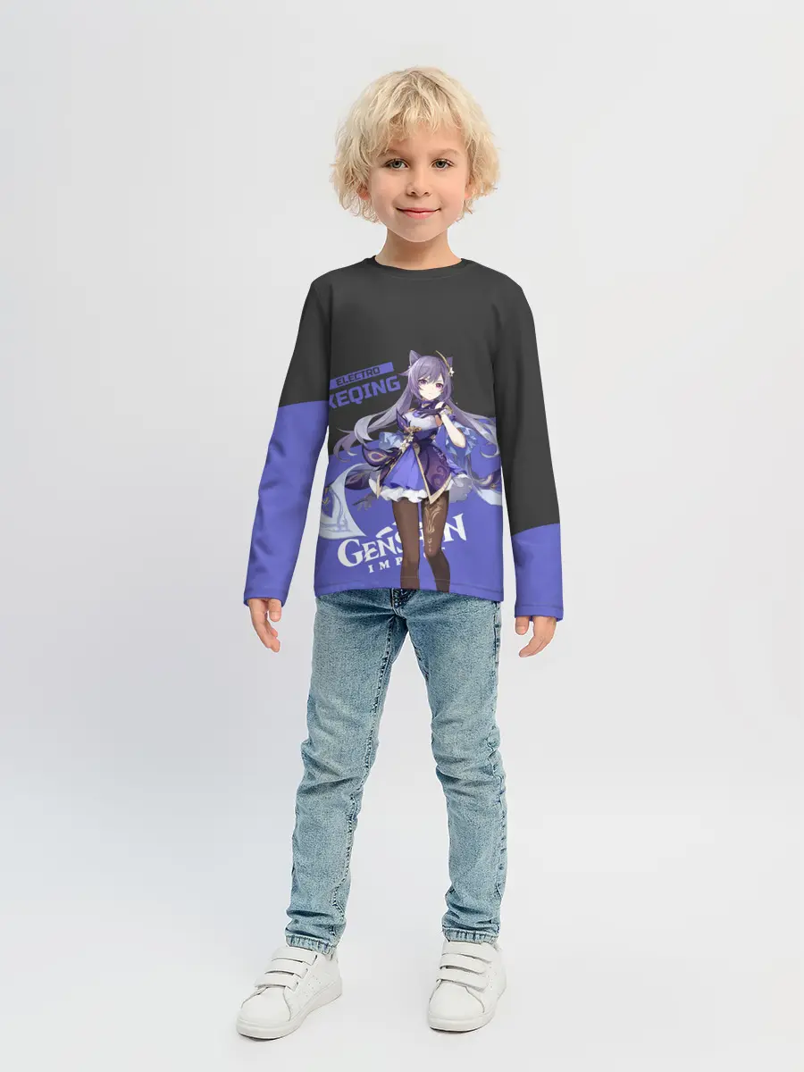 Детский лонгслив / Genshin Impact Keqing