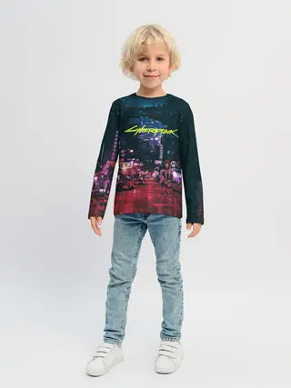 Детский лонгслив / Cyberpunk 2077