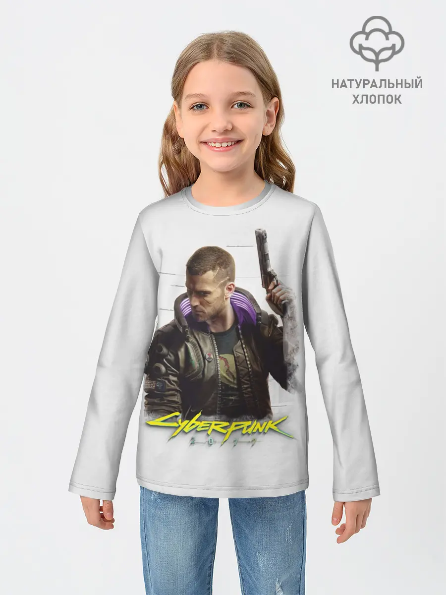 Детский лонгслив / Киберпанк 2077