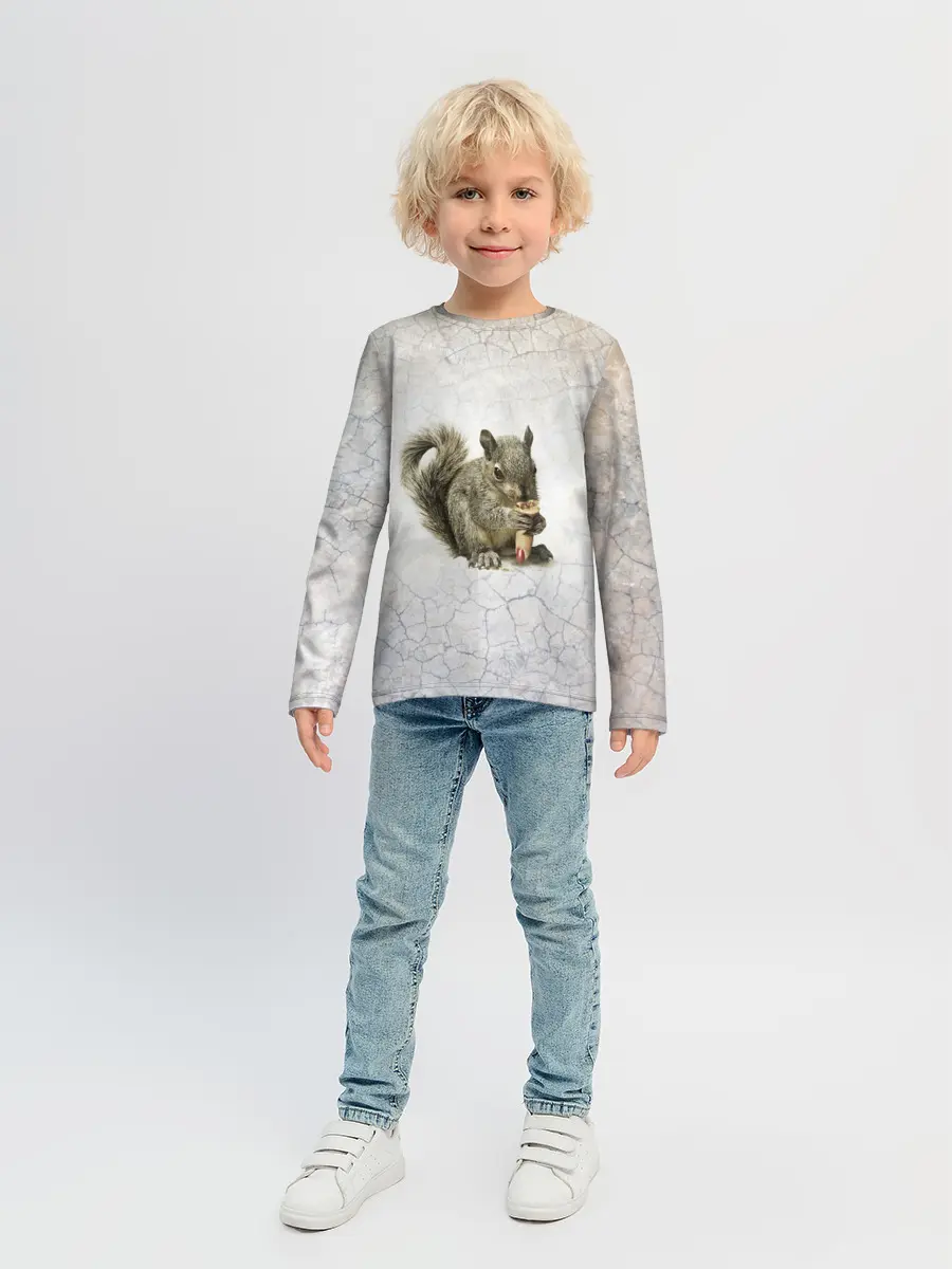Детский лонгслив / Белки