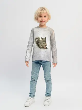 Детский лонгслив / Белки