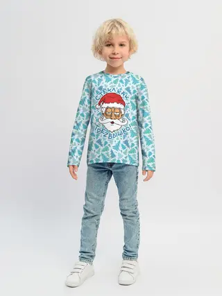 Детский лонгслив / СтЁкЛ кАк ТрЕзВыШкО